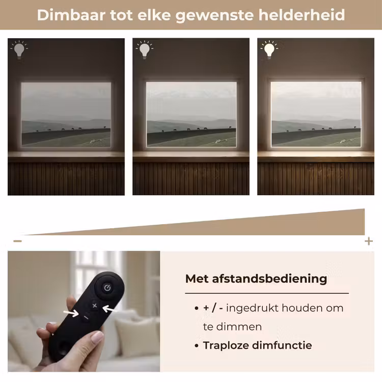 Lightbox - Wandlamp - Grijs - Berg - Paarden — 9