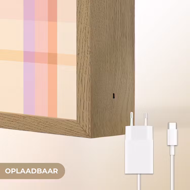 Lightbox - Wandlamp - Pastel - uitpatroon - Geometrisch — 7