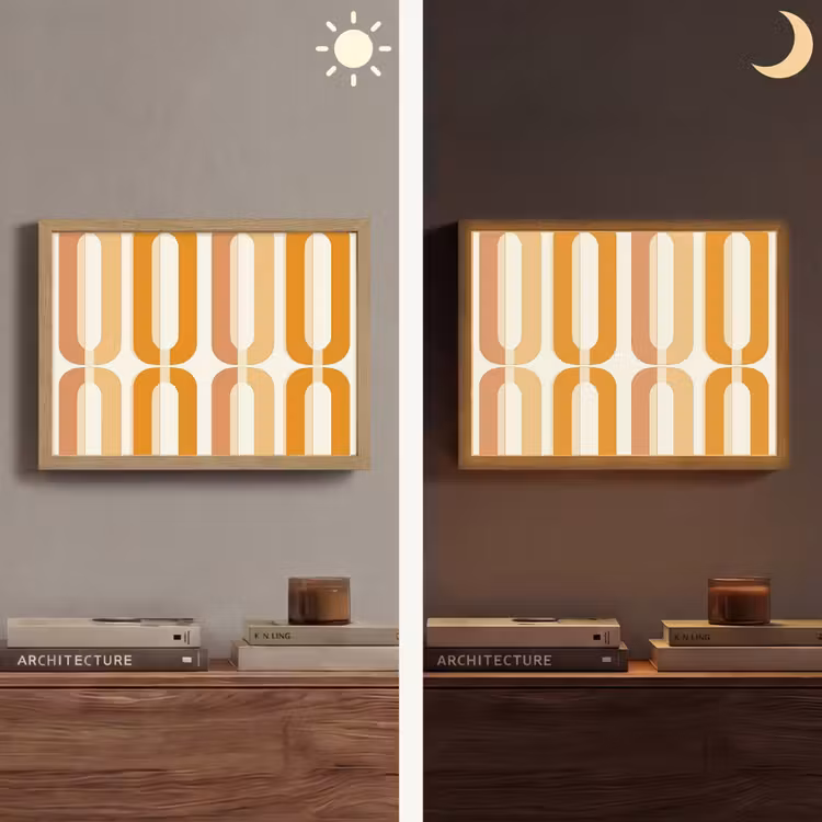 Lightbox - Wandlamp - U-vorm - Retro - Oranje — 6