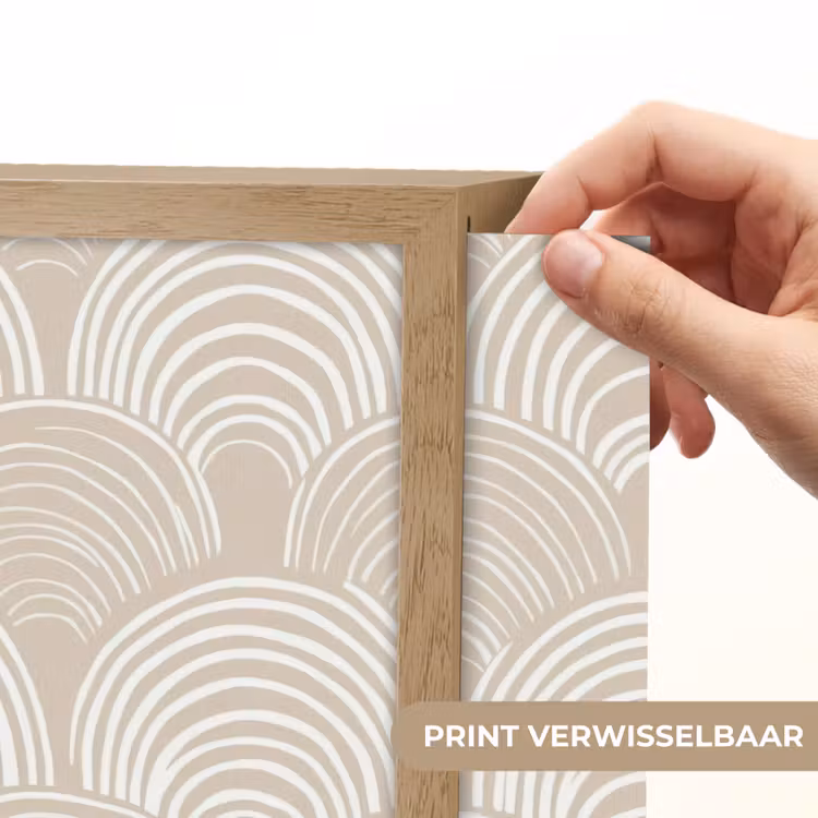 Lightbox - Wandlamp - Golven - Structuur - Beige — 5