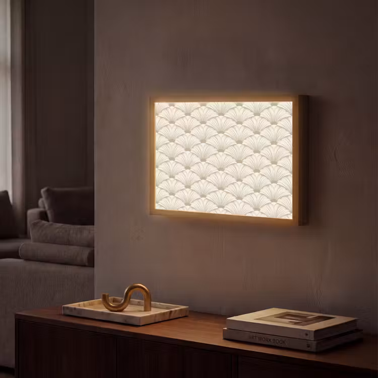 Lightbox - Wandlamp - Klassiek - Art - Beige — 2