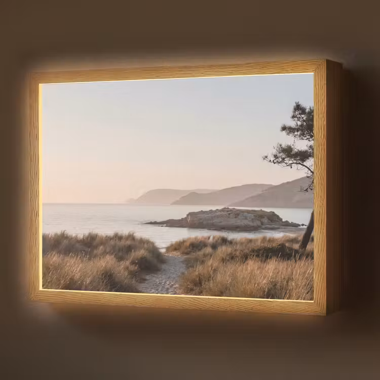 Lightbox - Wandlamp - Landschap - Kust - Duinen — 1