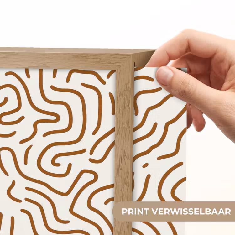 Lightbox - Wandlamp - Minimalistisch - Patroon - Terracotta — 5