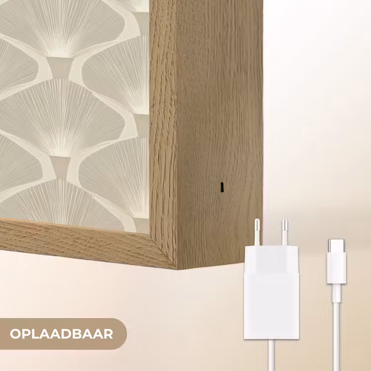 Lightbox - Wandlamp - Paneel - Ginkgo - Zand — 7