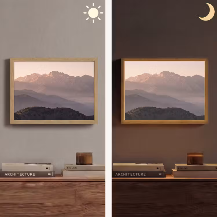 Lightbox - Wandlamp - Panorama - Landschap - Bergen — 6