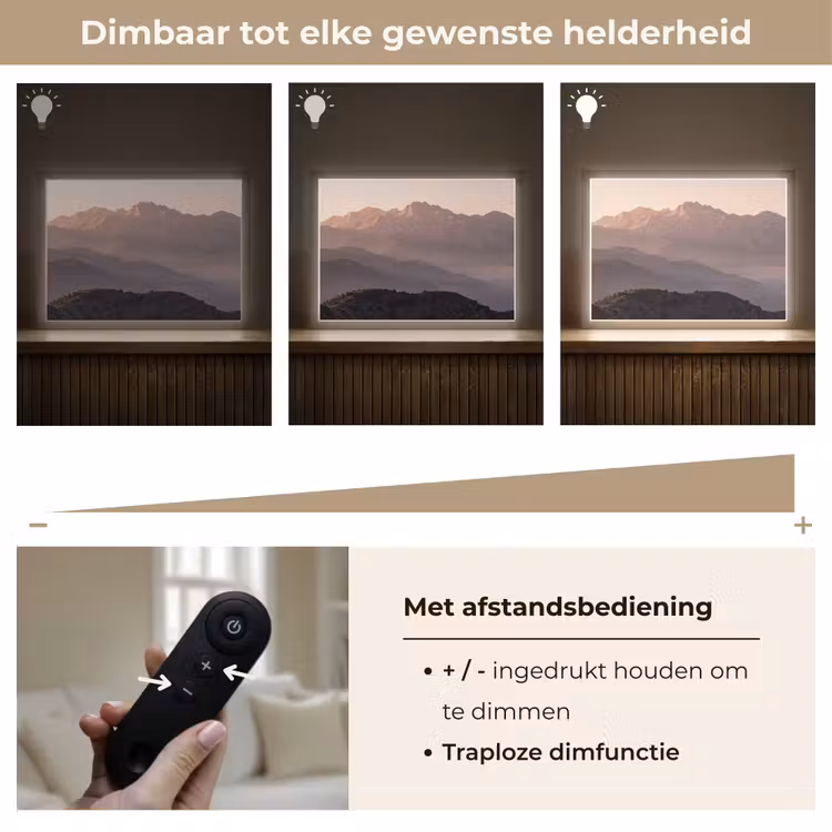 Lightbox - Wandlamp - Panorama - Landschap - Bergen — 9