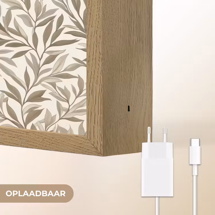 Lightbox - Wandlamp - Takken - Botanisch - Taupe — 7