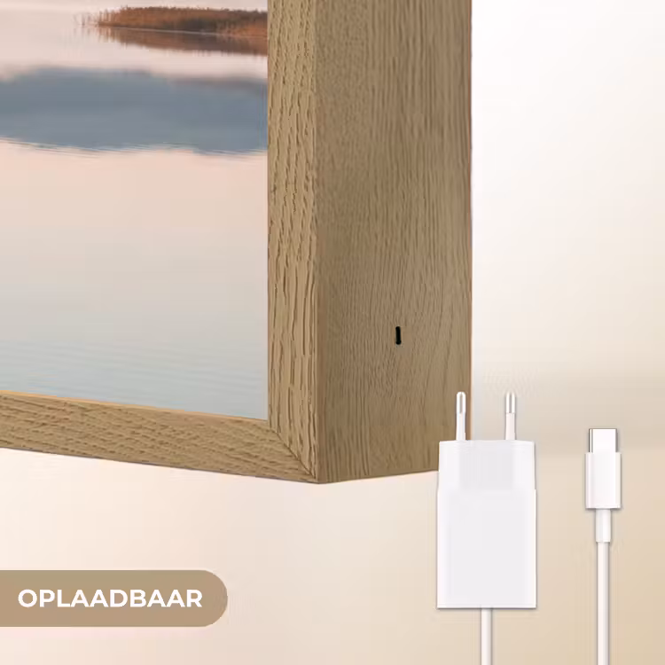 Lightbox - Wandlamp - Water - Bomen - Mistlaag — 7