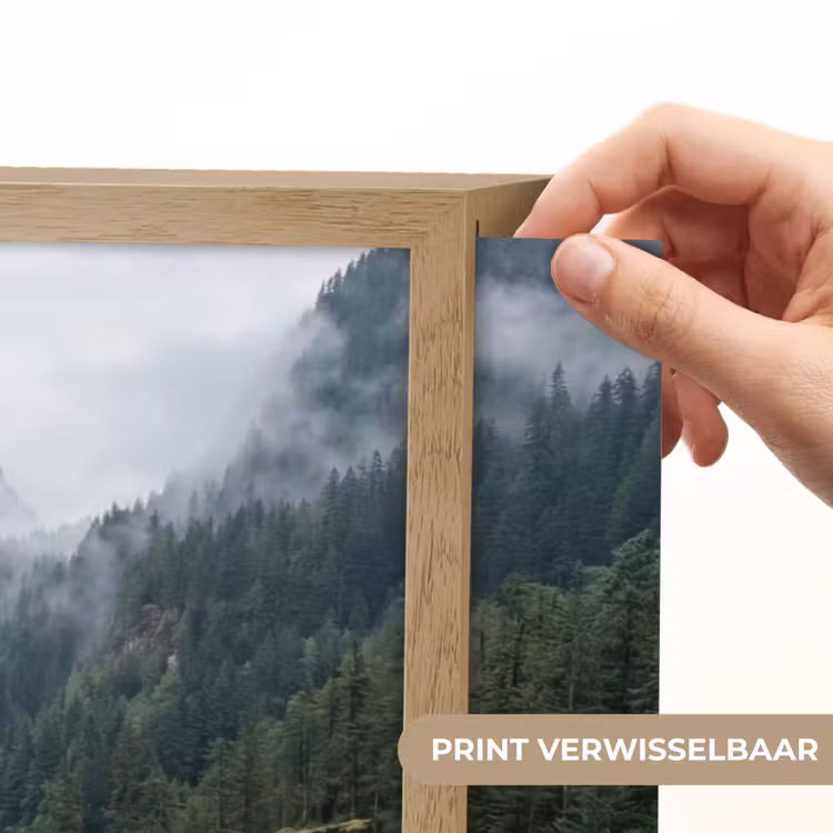 Lightbox - Wandlamp - Waterval - Bomen - Bergen — 5