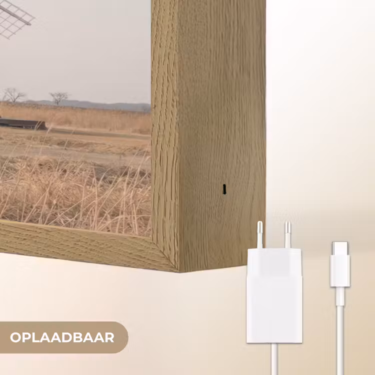 Lightbox - Wandlamp - Windmolens - Landschap - Veld — 7