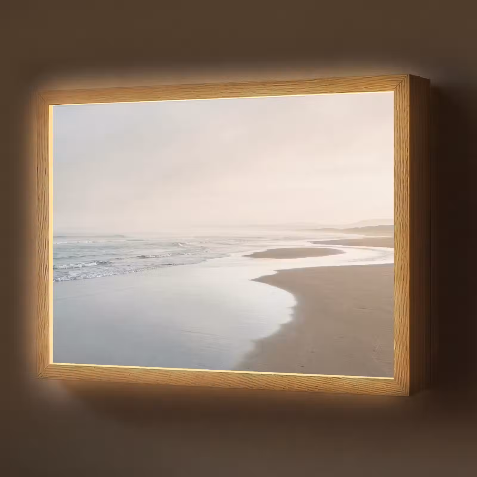 Lightbox - Wandlamp - Kustlijn - Strand - Oceaan — 1