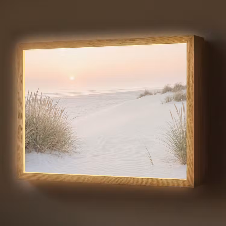 Lightbox - Wandlamp - Horizon - Duinlandschap - Zand — 1