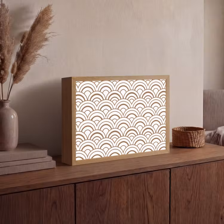 Lightbox - Wandlamp - Klassiek - Motief - Terracotta — 4