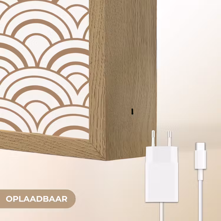 Lightbox - Wandlamp - Klassiek - Motief - Terracotta — 7
