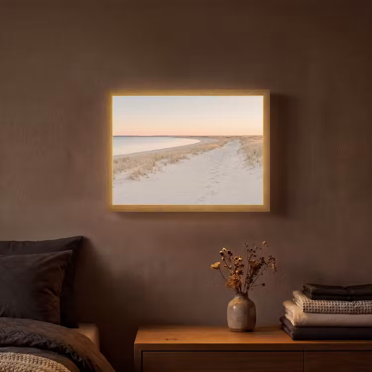 Lightbox - Wandlamp - Kustlijn - Horizon - Hek — 3