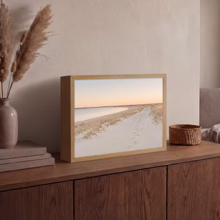 Lightbox - Wandlamp - Kustlijn - Horizon - Hek — 4