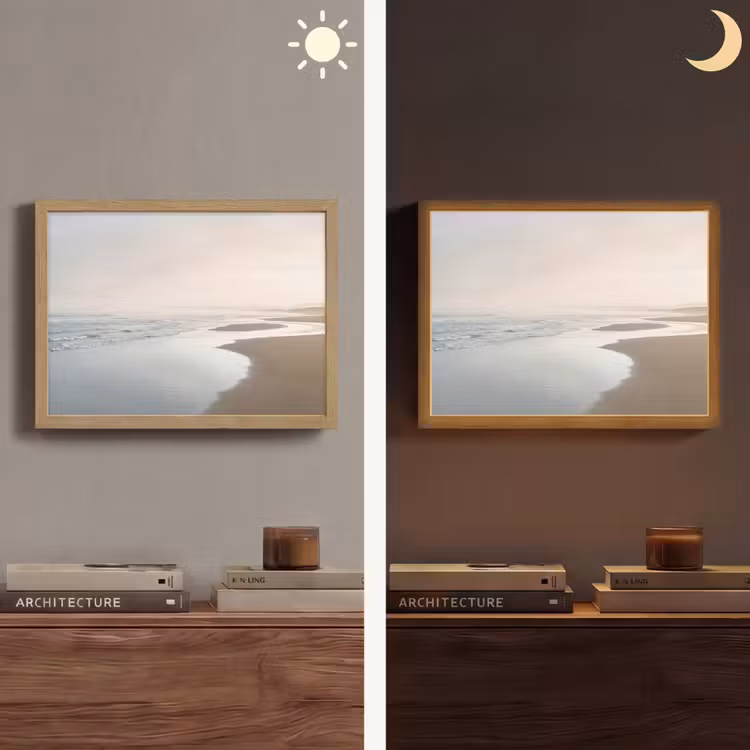 Lightbox - Wandlamp - Kustlijn - Strand - Oceaan — 6