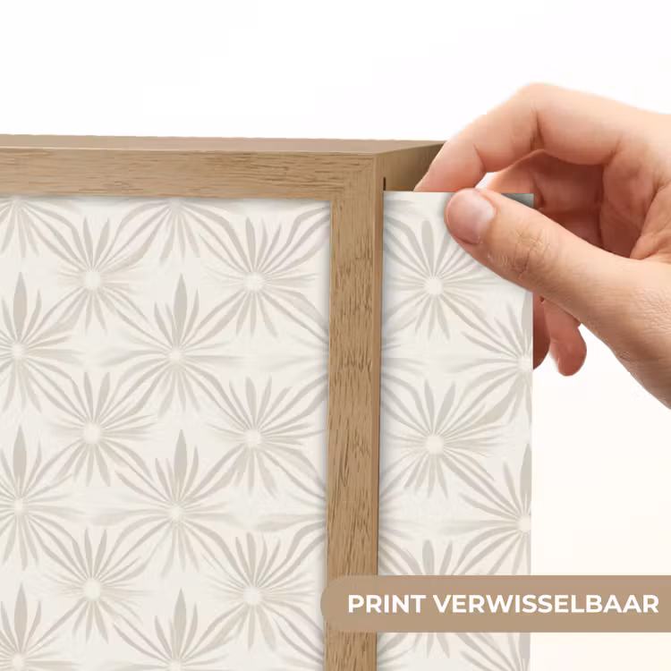 Lightbox - Wandlamp - Patroon - Bloemen - Beige — 5