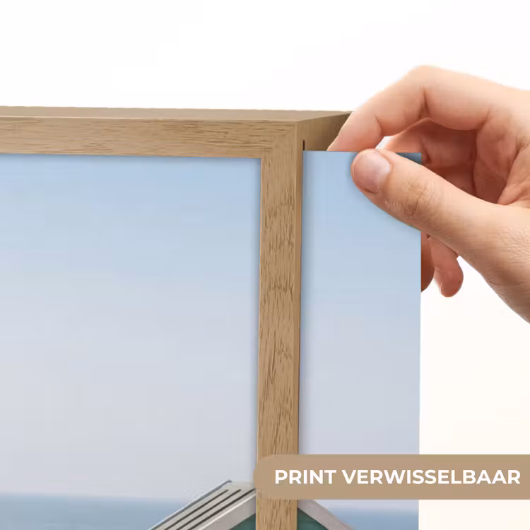 Lightbox - Wandlamp - Strand - Huisjes - Kleurrijk - Duinen — 5