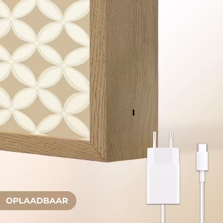 Lightbox - Wandlamp - Symmetrisch - Motief - Beige — 7