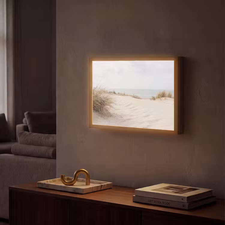Lightbox - Wandlamp - Wolken - Duinlandschap - Zand — 2