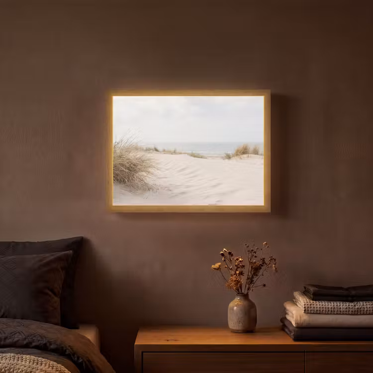 Lightbox - Wandlamp - Wolken - Duinlandschap - Zand — 3