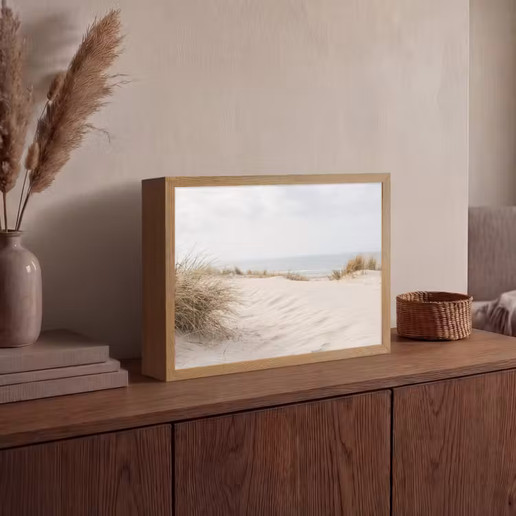 Lightbox - Wandlamp - Wolken - Duinlandschap - Zand — 4