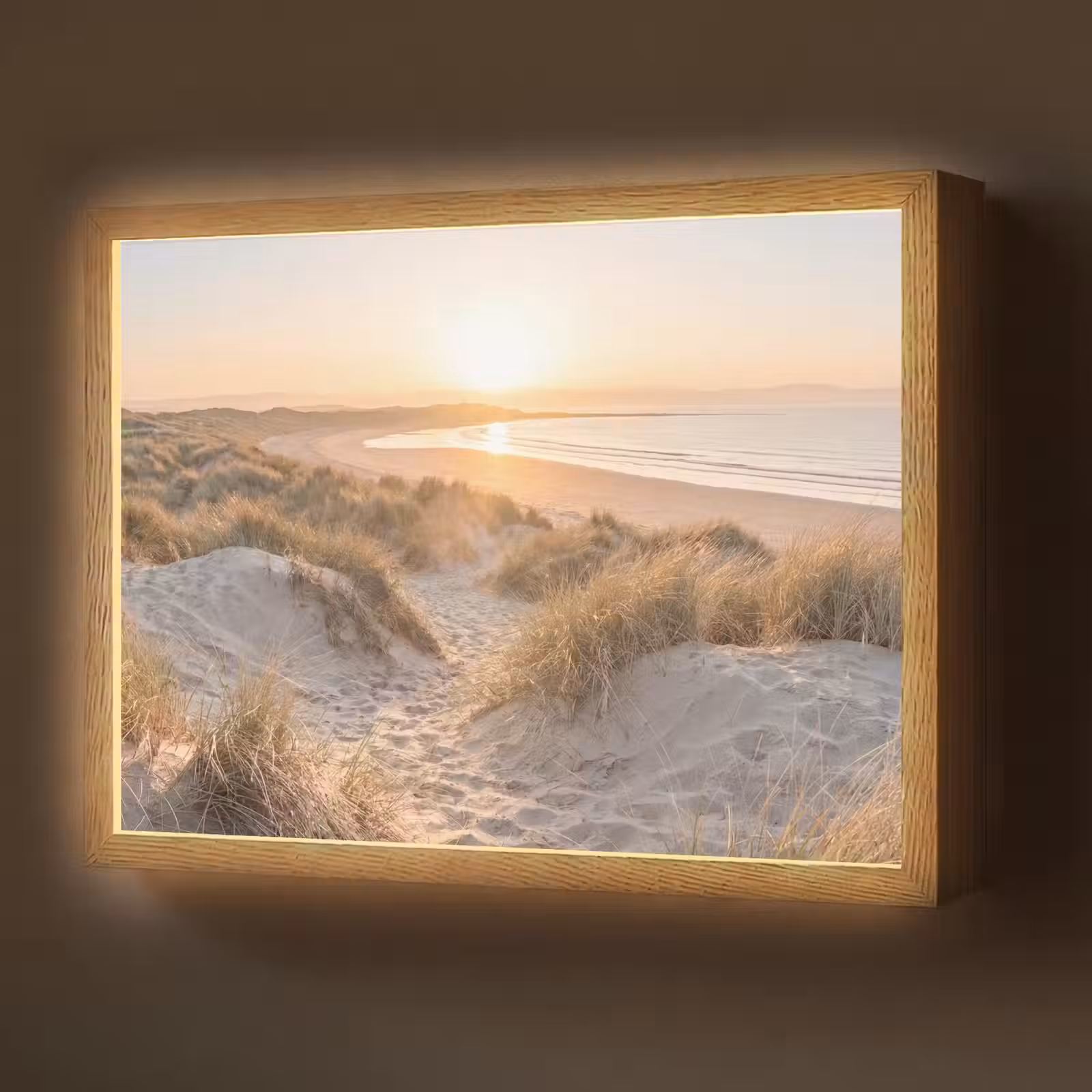 Lightbox - Wandlamp - Duinen - Strand - Zee — 1