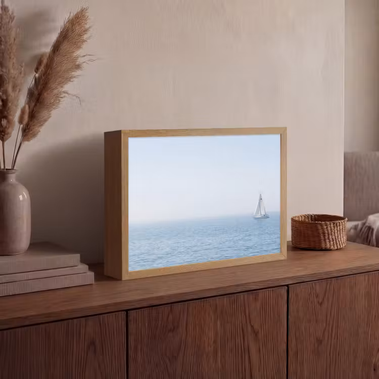 Lightbox - Wandlamp - Horizon - Zeilboot - Zee — 4