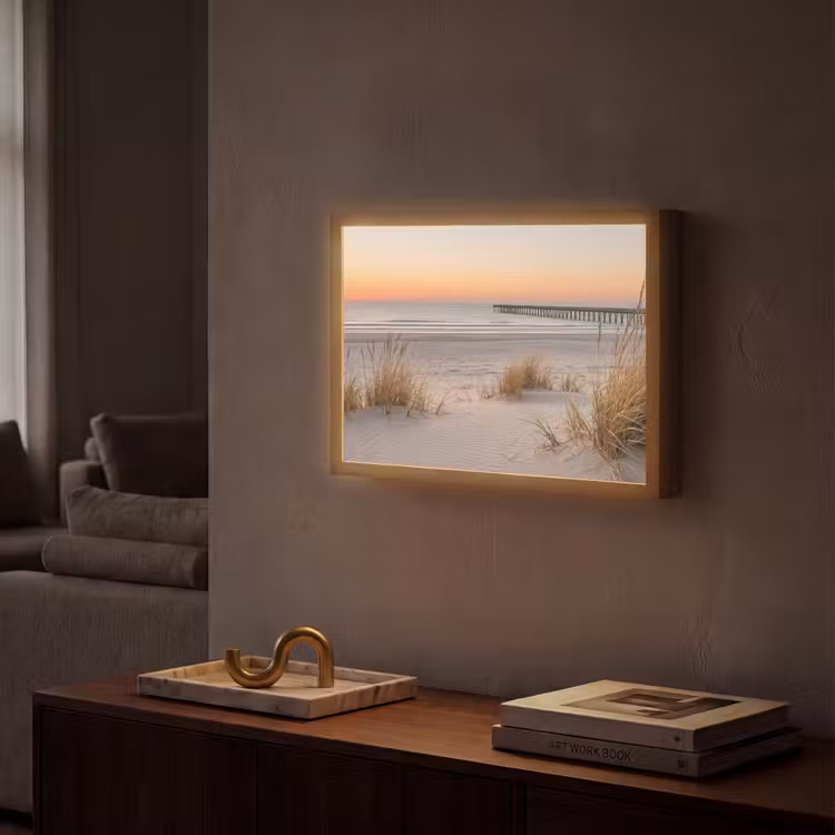 Lightbox - Wandlamp - Pier - Zonsondergang - Strand — 2