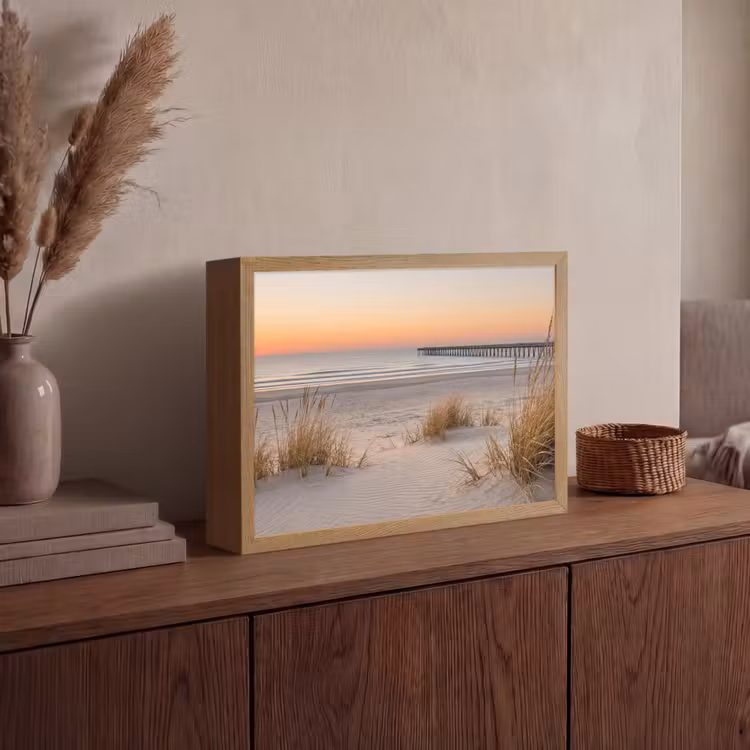 Lightbox - Wandlamp - Pier - Zonsondergang - Strand — 4