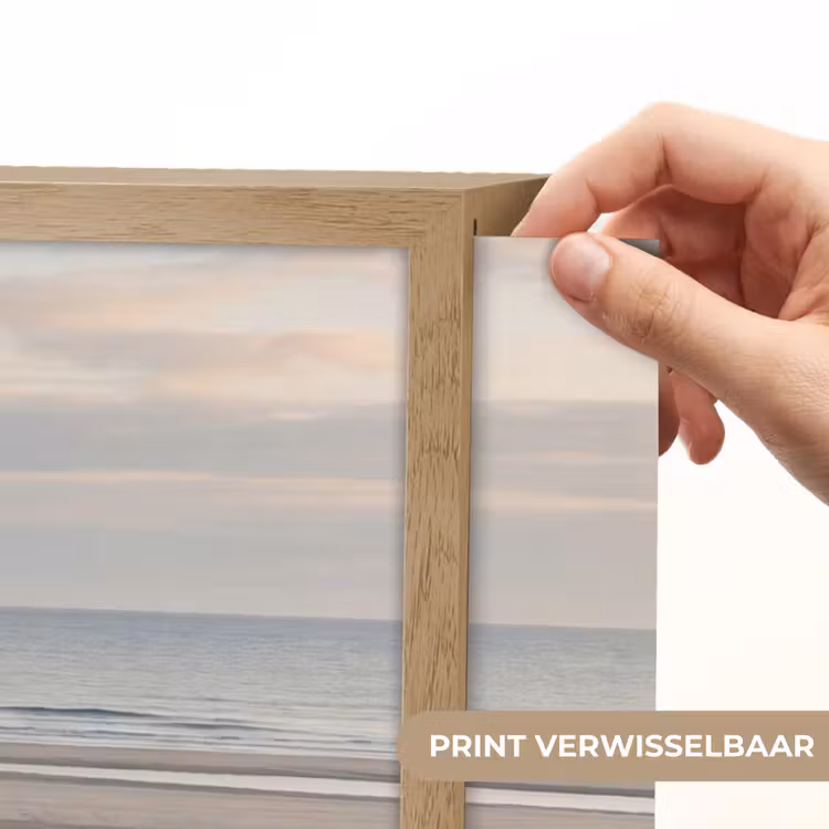 Lightbox - Wandlamp - Zandstrand - Bewolkt - Duinen — 5