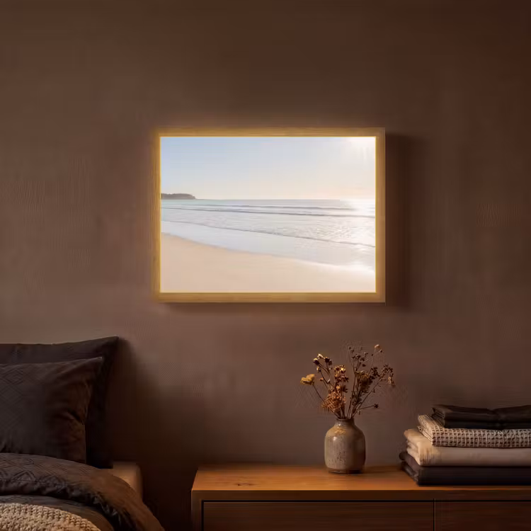 Lightbox - Wandlamp - Zee - Zon - Zand — 3