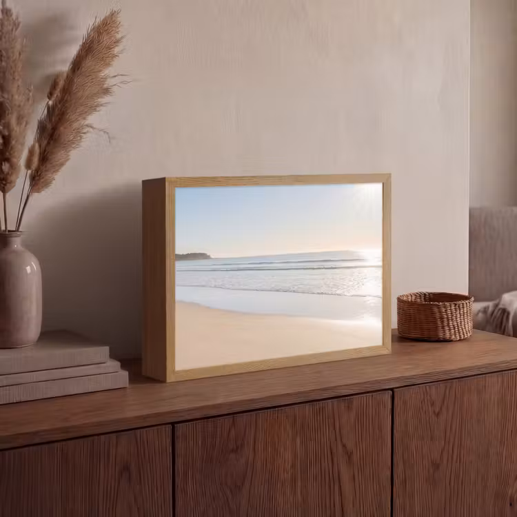 Lightbox - Wandlamp - Zee - Zon - Zand — 4