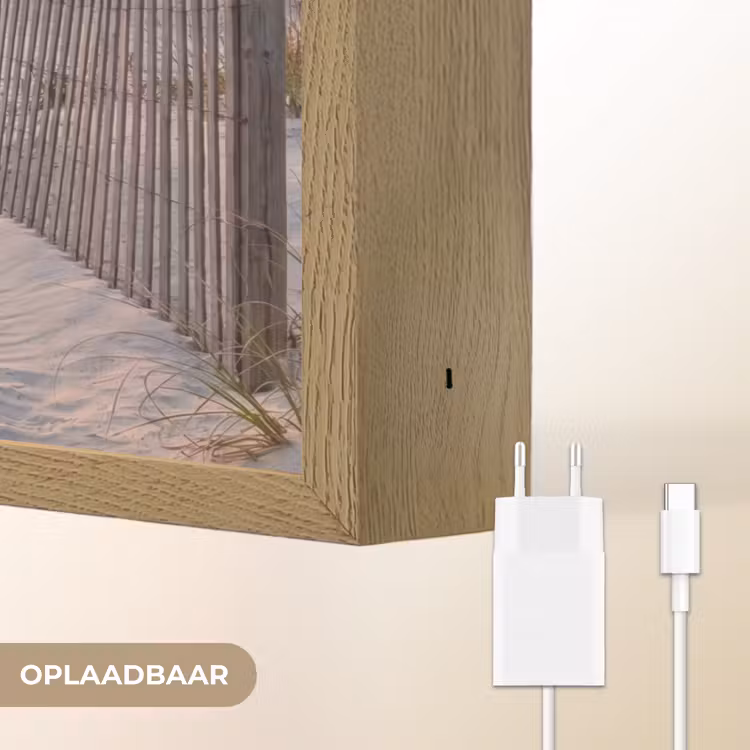 Lightbox - Wandlamp - Zonsondergang - Strand - Zand — 7
