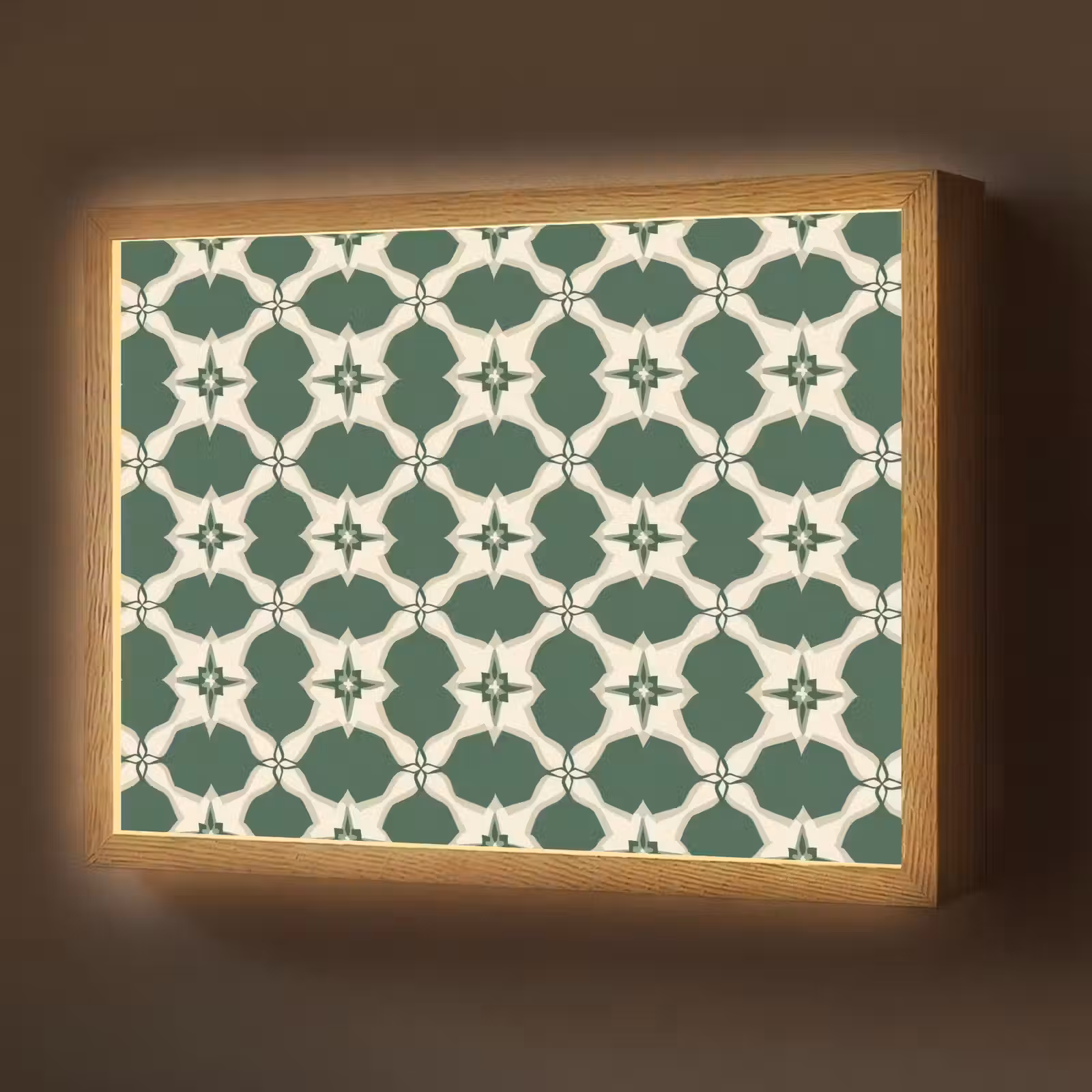 Lightbox - Wandlamp - Tegel - Klassiek - Groen — 1