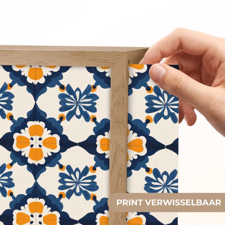 Lightbox - Wandlamp - Klassiek - Geometrisch - Blauw — 5