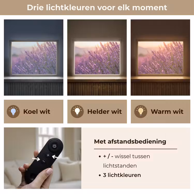Lightbox - Wandlamp - Lavendel - Paars - Zonlicht — 8