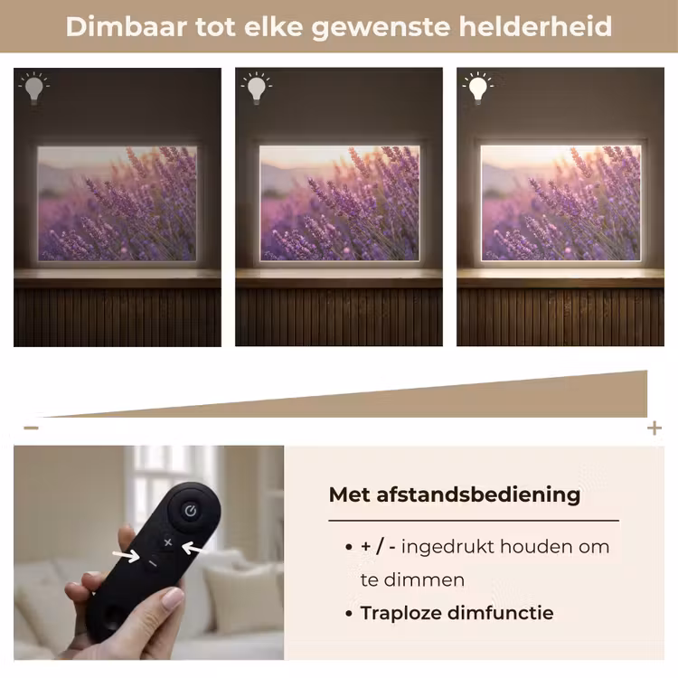 Lightbox - Wandlamp - Lavendel - Paars - Zonlicht — 9
