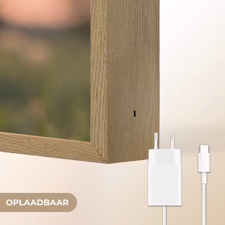 Lightbox - Wandlamp - Paardenbloem - Zonsondergang - Veld — 7