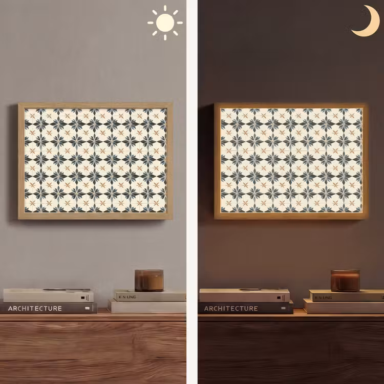 Lightbox - Wandlamp - Sierlijk - Ornament - Blauw — 6