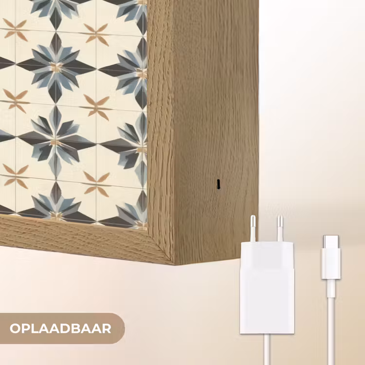 Lightbox - Wandlamp - Sierlijk - Ornament - Blauw — 7