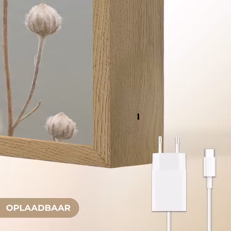 Lightbox - Wandlamp - Strobloemen - Wit - Daglicht — 7