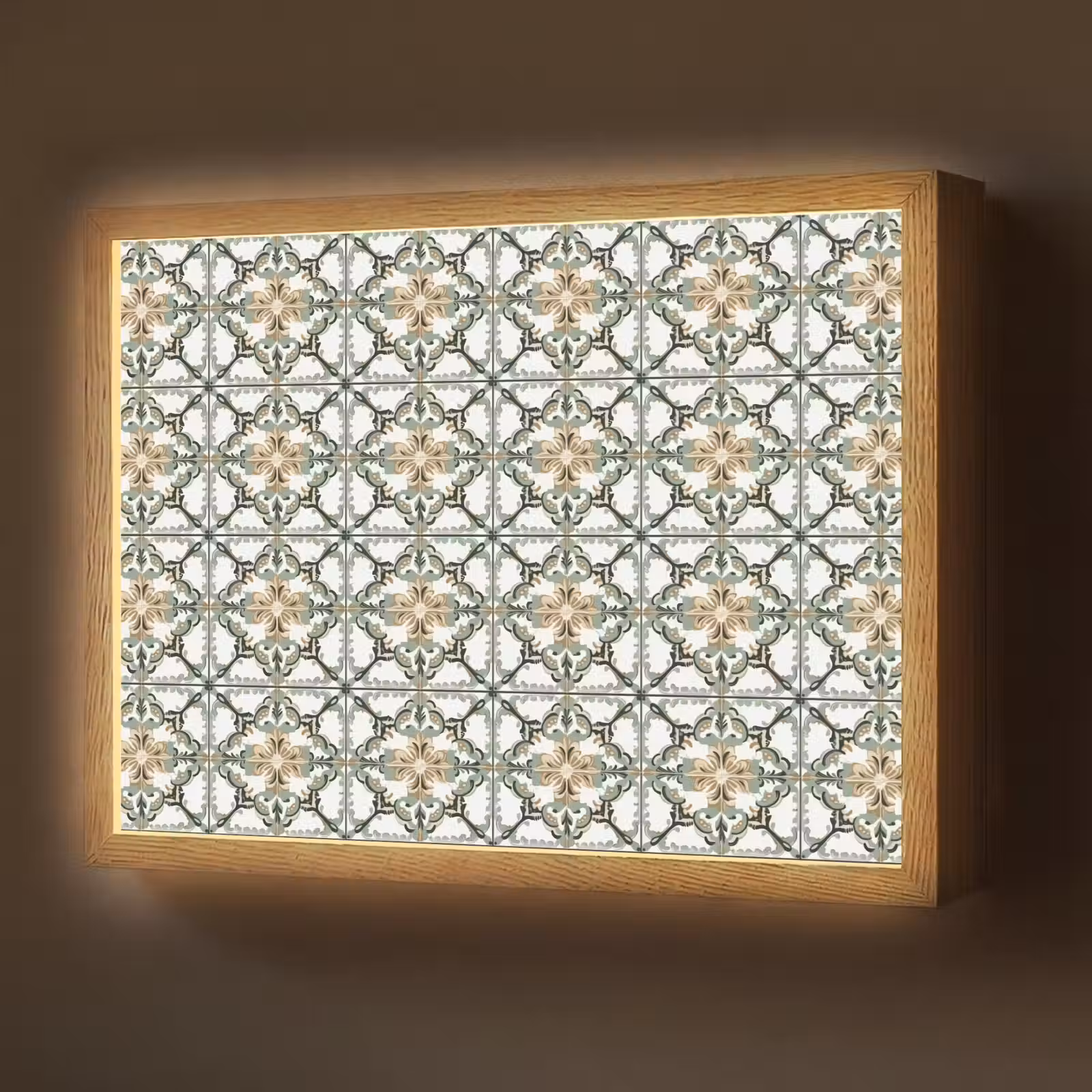 Lightbox - Wandlamp - Floraal - Verweerd - Keurrijk — 1