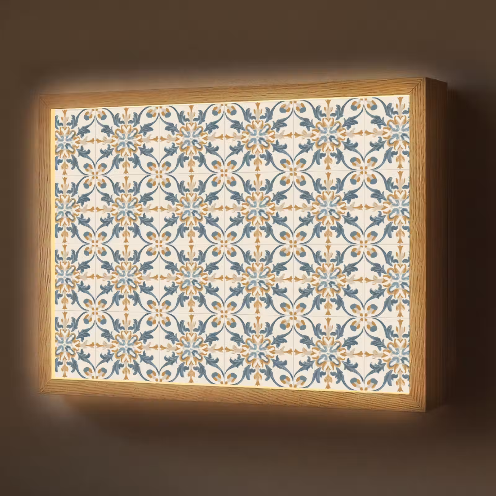 Lightbox - Wandlamp - Patroon - Klassiek - Kleurrijk — 1