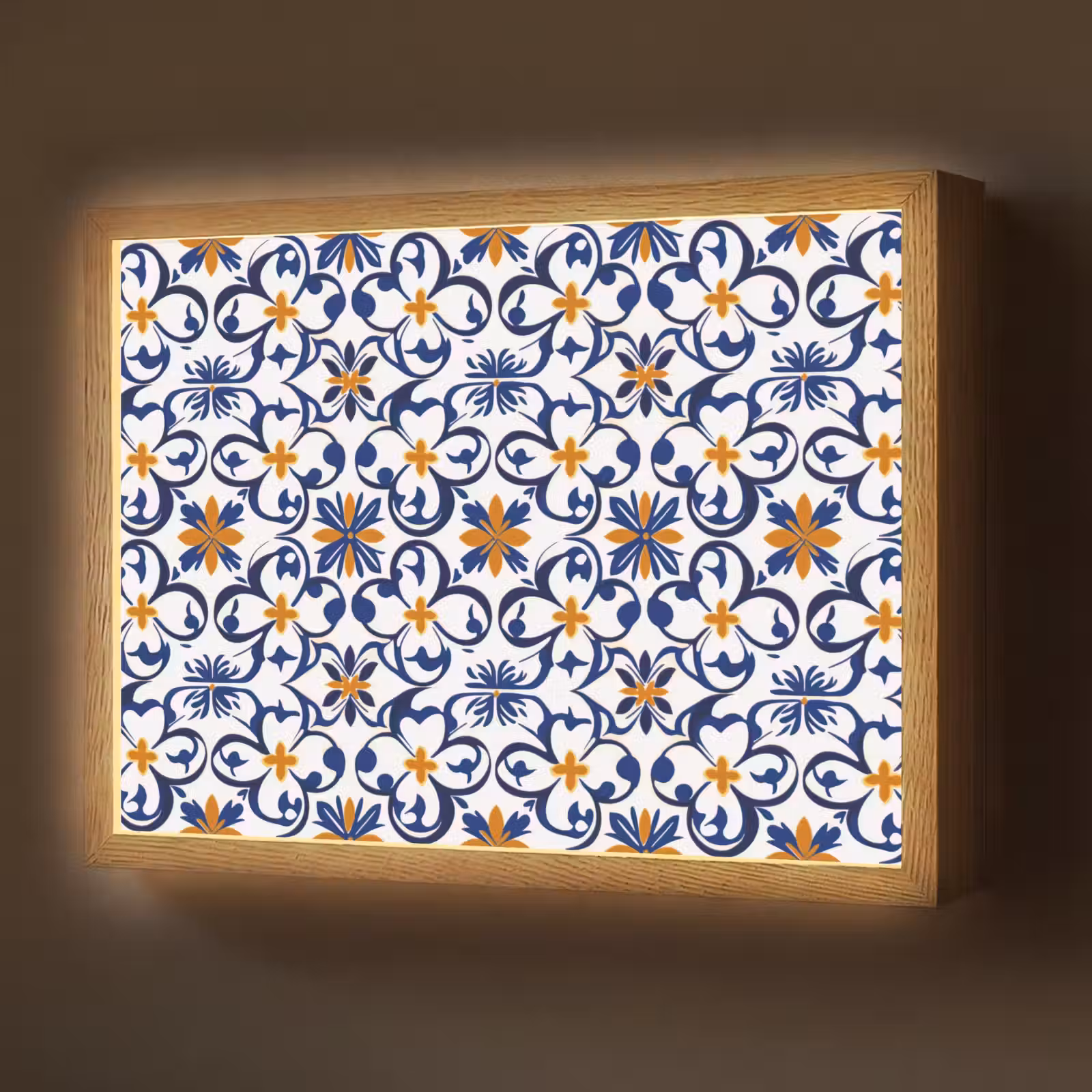 Lightbox - Wandlamp - Patroon - Modern - Kleurrijk — 1
