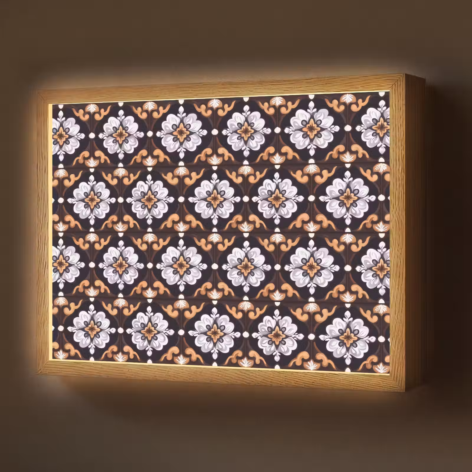 Lightbox - Wandlamp - traditioneel - Element - Kleurrijk — 1