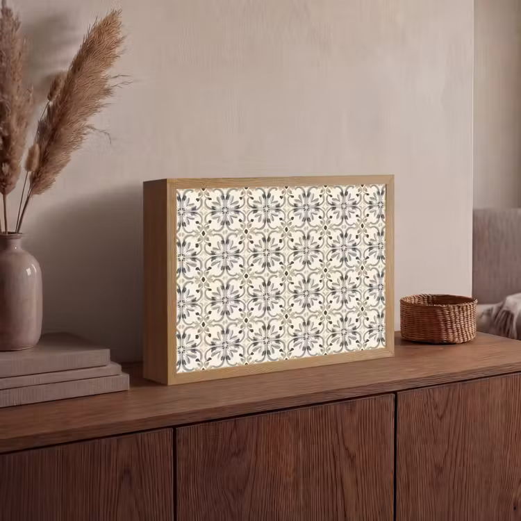 Lightbox - Wandlamp - Floraal - Patroon - Kleurrijk — 4