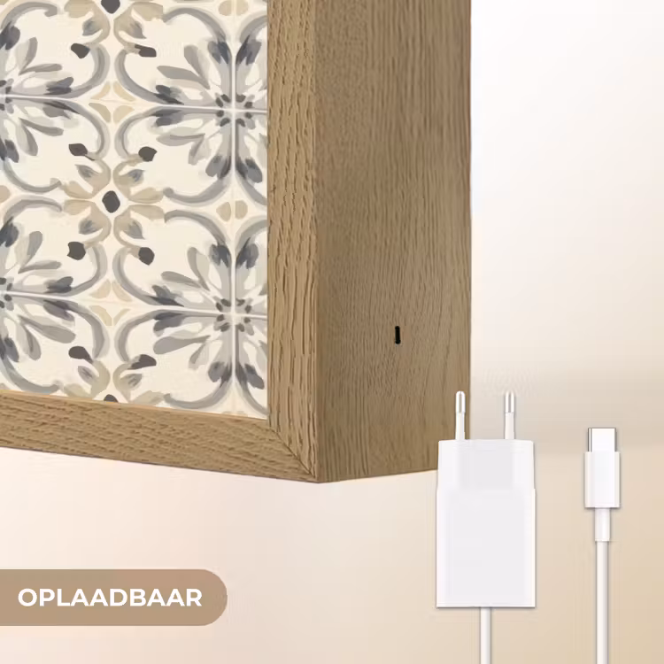 Lightbox - Wandlamp - Floraal - Patroon - Kleurrijk — 7