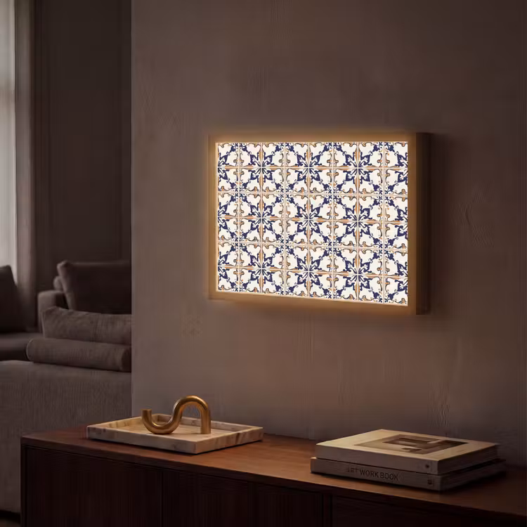 Lightbox - Wandlamp - Klassiek - Patroon - Kleurrijk — 2